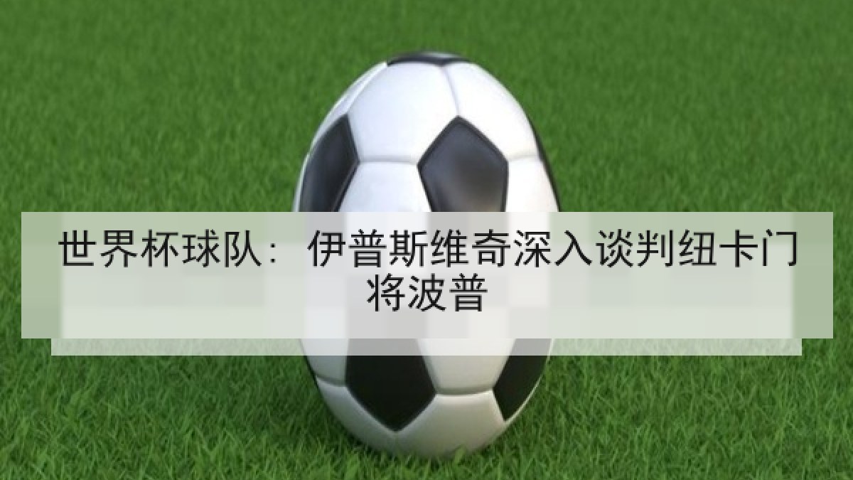 世界杯球队: 伊普斯维奇深入谈判纽卡门将波普